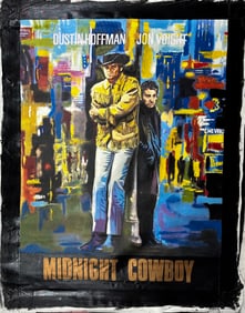 Midnight Cowboy Movie Ad by Steve Kaufman