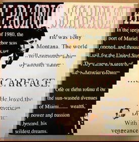 Scarface Movie Poster by Steve Kaufman