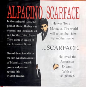 Al Pacino Scarface Poster by Steve Kaufman