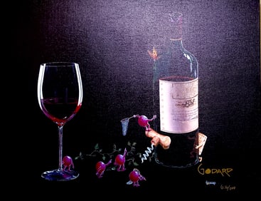Butterfly Wine by Michael Godard