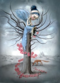 Blue Bird and the Fox 2008 by Nicoletta Ceccoli