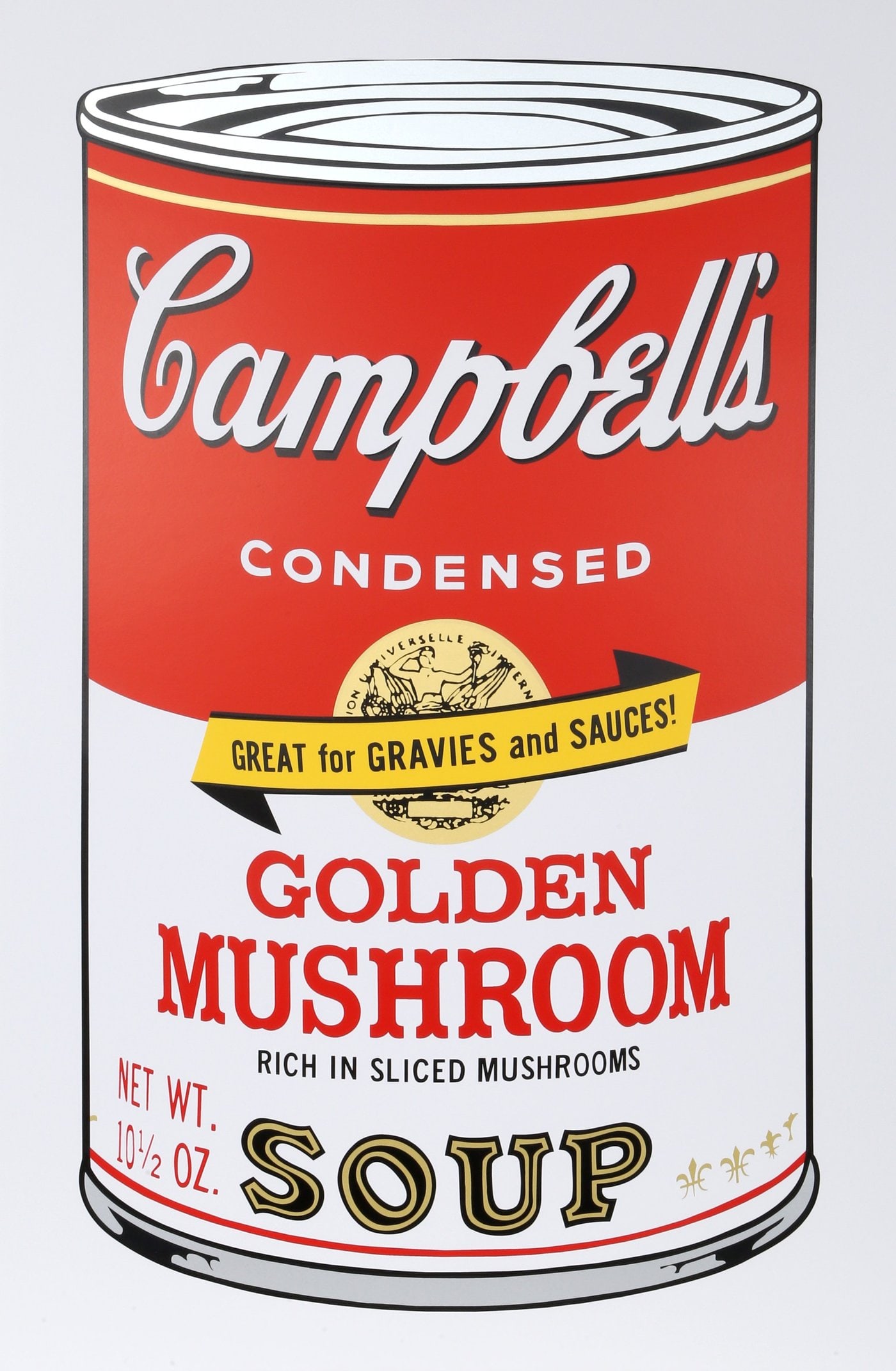 Golden Mushroom, Soup Can Series 2 by Andy Warhol (1 of 1)