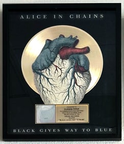 Alice in Chains Gold Plaque