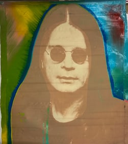 Ozzy Osbourne Portrait by Steve Kaufman