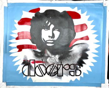 Jim Morrison of The Doors by Steve Kaufman