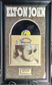 Signed Elton John Honkey Chateau Plaque