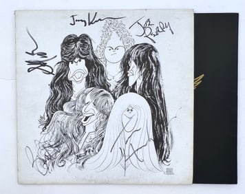 Signed Aerosmith Draw The Line Album