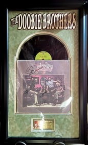 Signed The Doobie Brothers LP Plaque