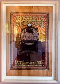 Framed Limited Edition Crossroads Guitar Festival Litho
