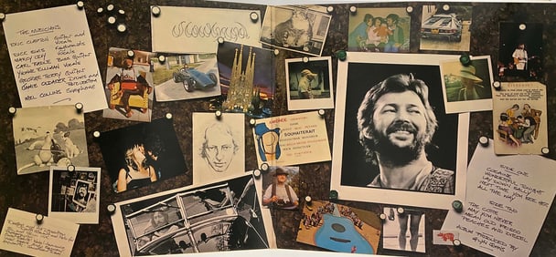 Eric Clapton Signed Album Cover