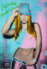 Britney Spears Best Wishes by Steve Kaufman