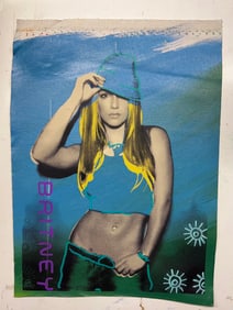 Britney Spears Im a Slave by Steve Kaufman