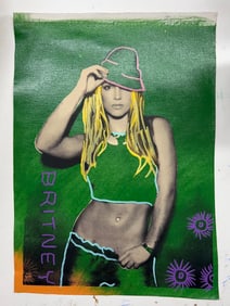 Britney Spears Im a Slave by Steve Kaufman