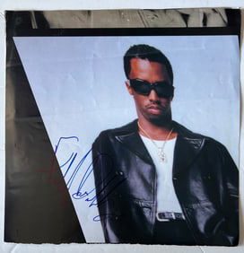 Signed Sean Puff Daddy Combs Calendar Page