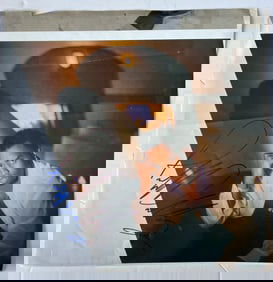 Signed Sean Puff Daddy Combs Calendar Page