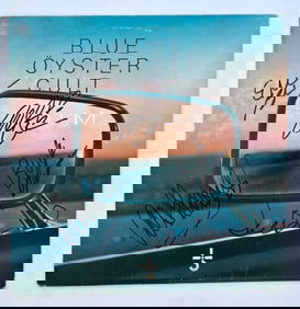 Signed Blue Oyster Cult Mirror Album Cover