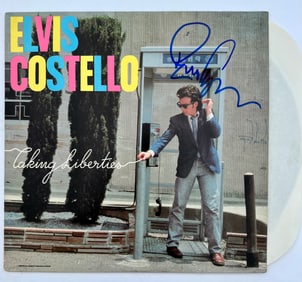 Signed Elvis Costello Taking Liberties LP