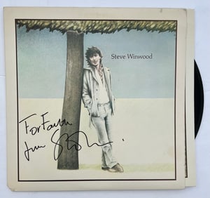 Signed Steve Winwood Album w Record