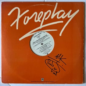 Signed Foreplay Promo LP, Paul Black
