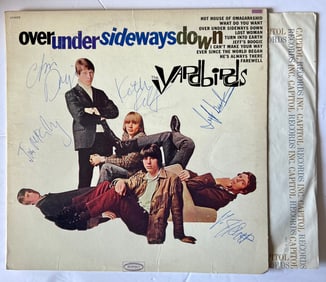 Signed Yardbirds Album with LP