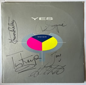 Signed YES 90125 Album Cover