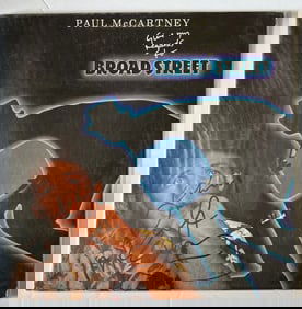 Signed Paul McCartney Broad Street Cover