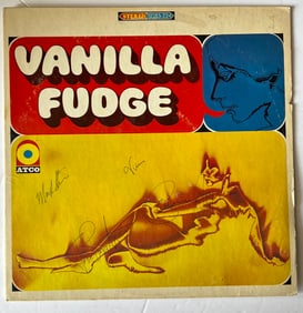 Signed Vanilla Fudge Self Titled Album Cover