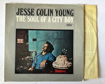 Signed Jesse Colin Young, The Soul... LP