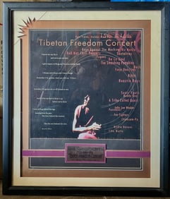 Bill Grahm Presents Concert Poster, Tibetan Concert