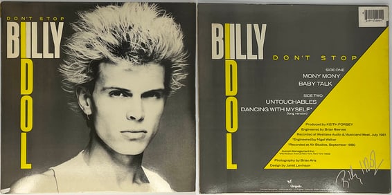 Billy Idol, Dont Stop Record