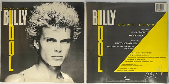 Billy Idol, Dont Stop Record