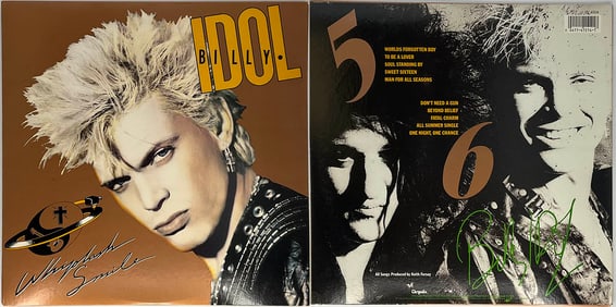 Billy Idol, Whiplash Smile Record