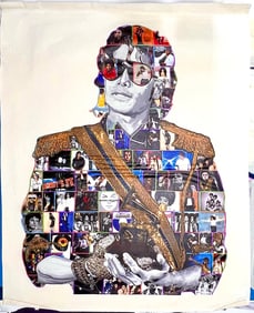 Michael Jackson Collage by Steve Kaufman