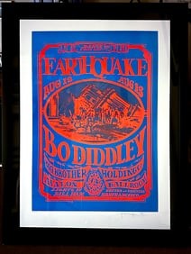 Framed Earthquake by Stanley Mouse