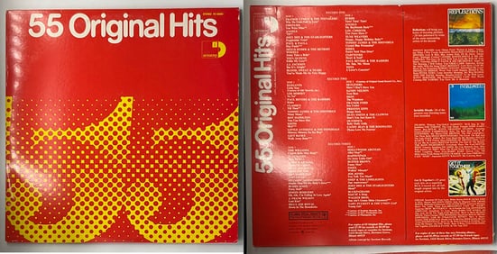 55 Original Hits Compilation Record