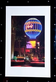 Framed The Paris Blue and Gold by Bill Hannapple