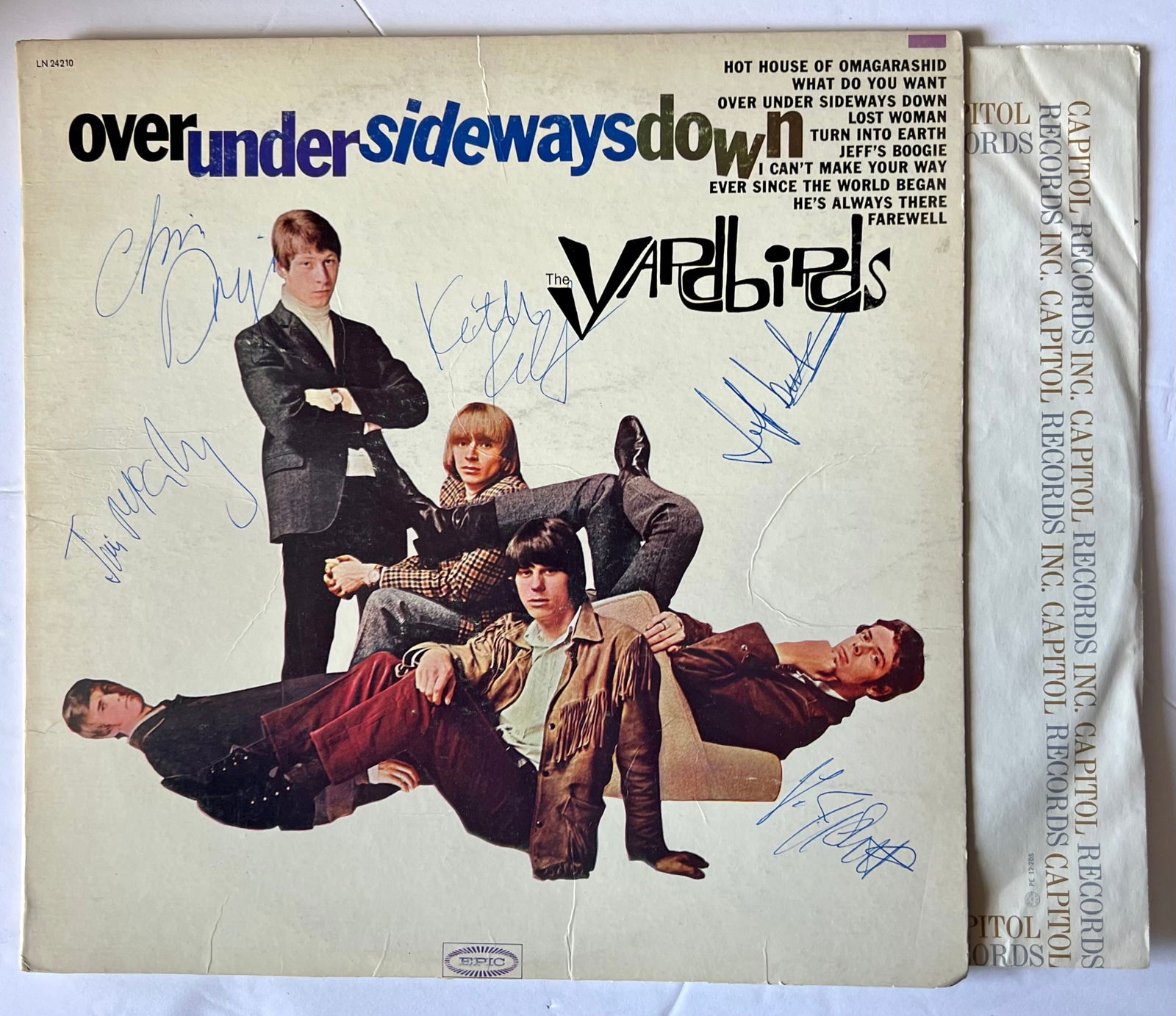 Signed Yardbirds Album with LP (1 of 1)