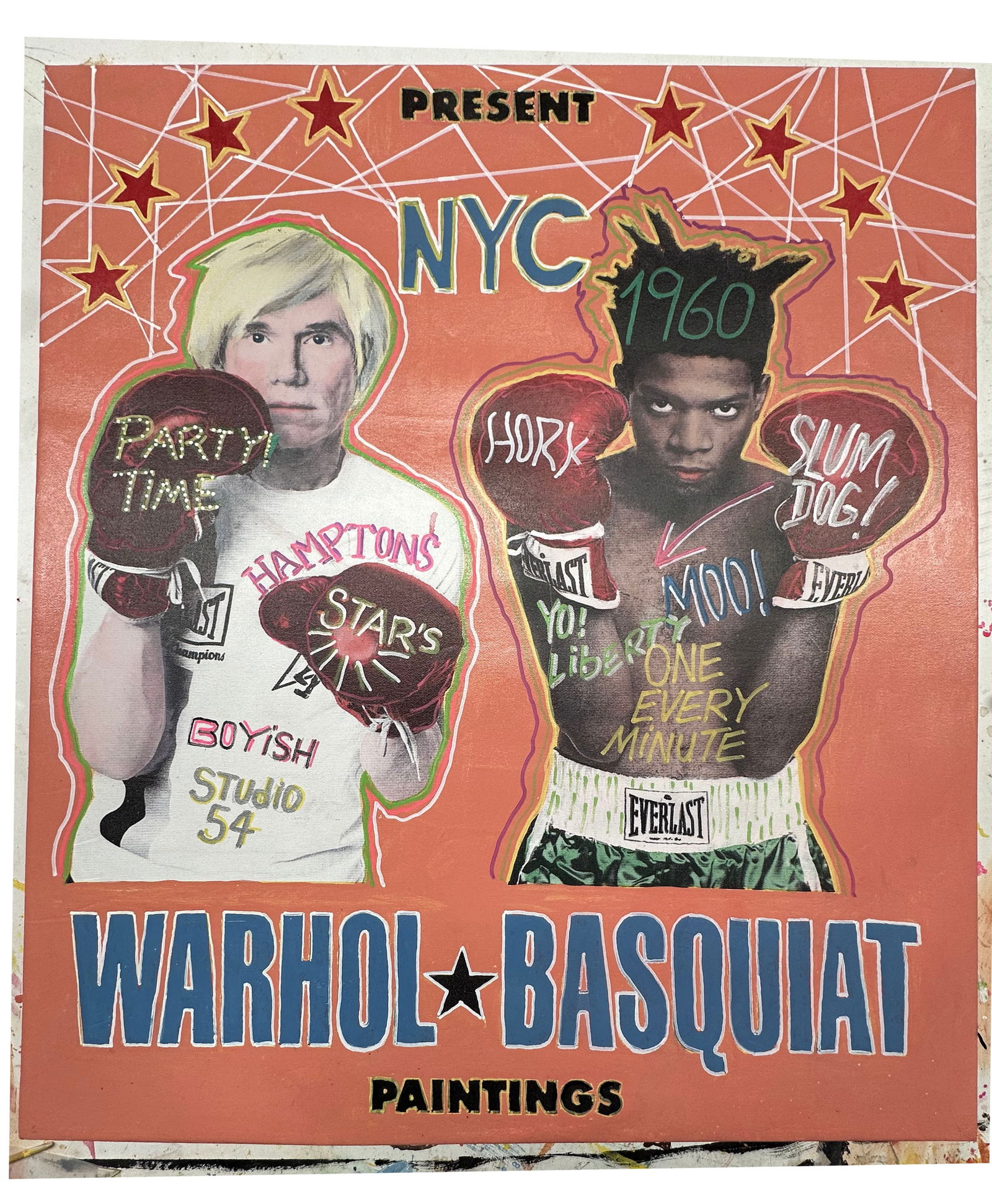 Warhol and Basquiat by Steve Kaufman (1 of 1)