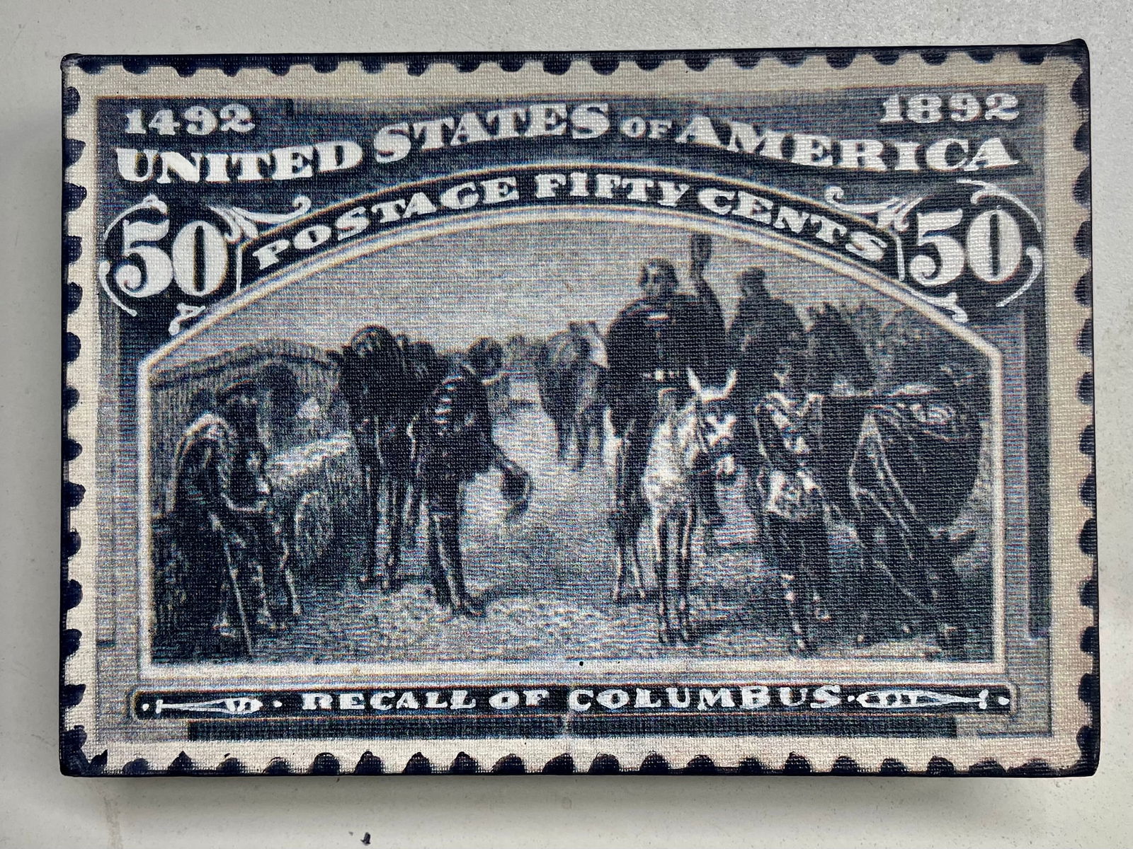 Recall of Columbus 50 Cents by Steve Kaufman SAK (1 of 1)