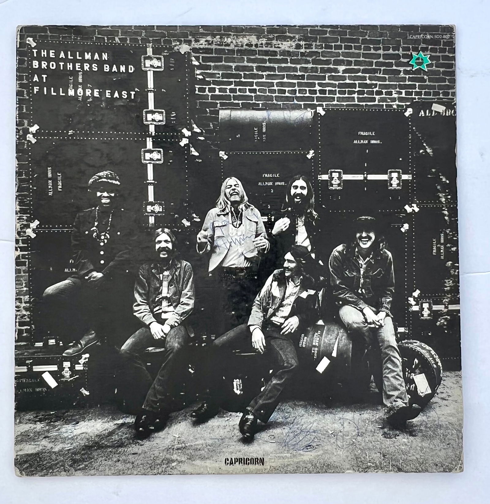 Signed Allman Bros Album Cover (1 of 2)