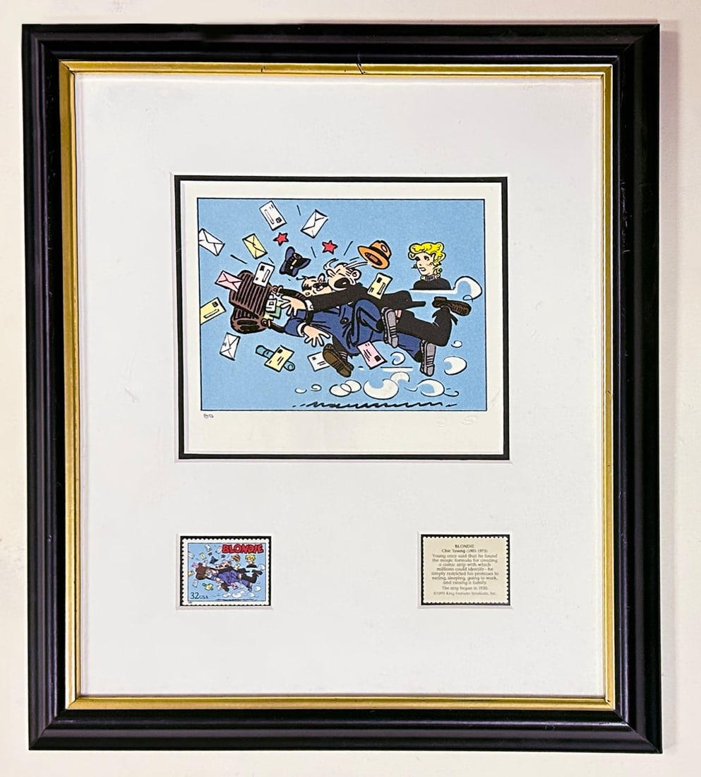 Framed Blondie by Murat Bernard CHIC YOUNG (1 of 2)