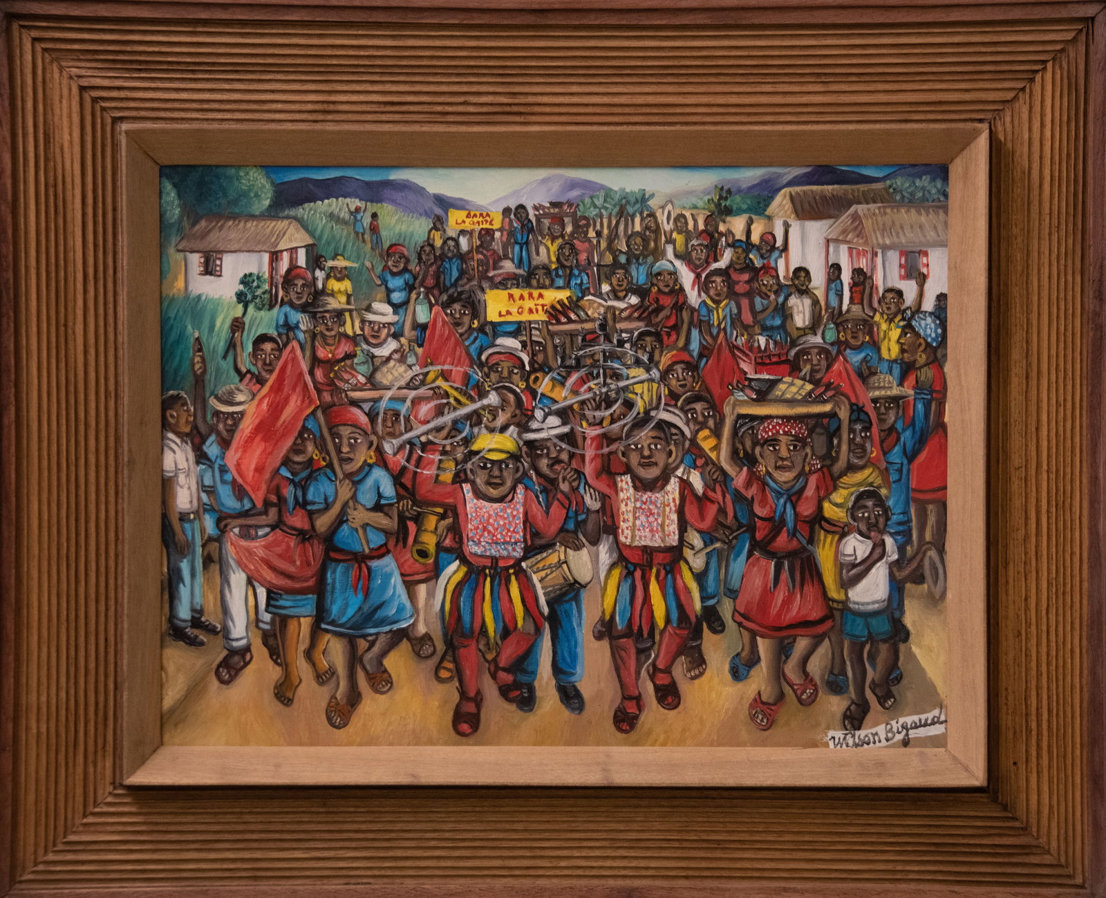 RaRa - Haitian Painting by Wilson Bigaud (1 of 1)