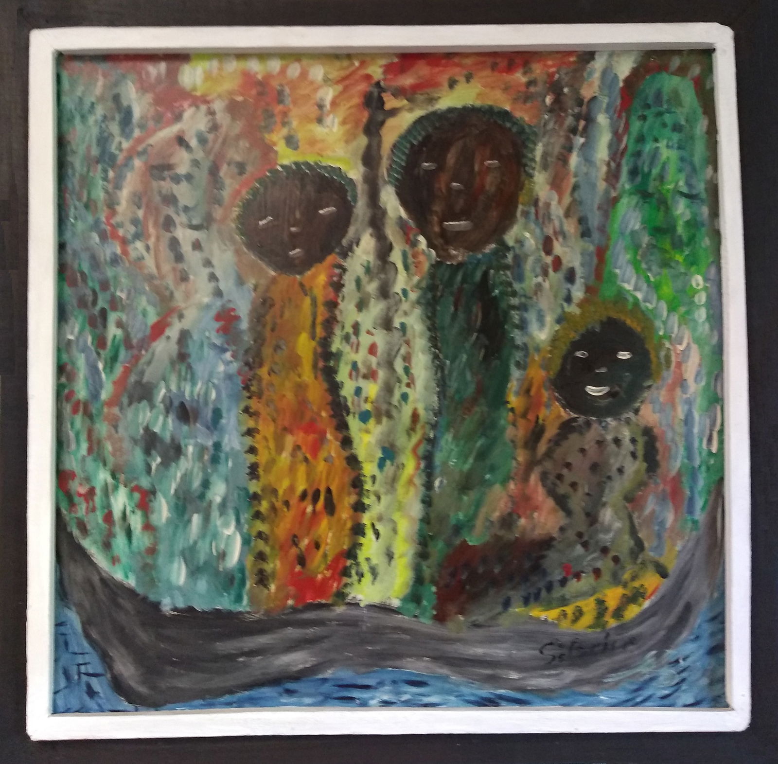 Venom - Haitian Painting by Robert St. Brice (1 of 1)