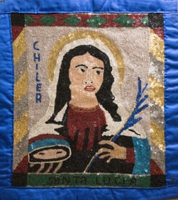 Santa Lucia - Haitian Drapo by Lindor Chiler