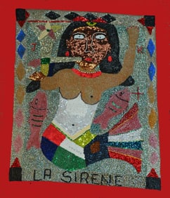 La Sirene - Haitian Drapo by Kettly Joseph