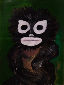 Monkey - Painting  by Hunt Slonem
