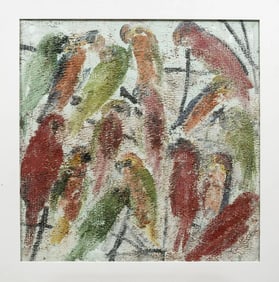 Lories - Painting  by Hunt Slonem