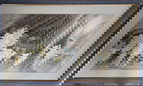 White Curcumas - Chinese Watercolor by Yitao Liu