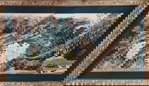 White Curcuma Flowers - Chinese Watercolor by Yitao Liu