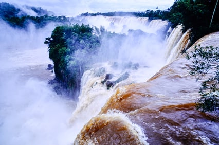 Iguazu Falls Argentina - Metal Print by Glenn Stokes